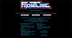 Desktop Screenshot of frontlinedj.com